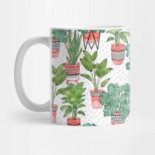 Terra cotta Pots Watercolor House Plants Mug